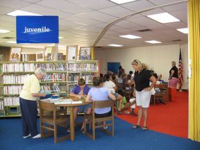 Janet, Eileen and Carol helping with the Summer Reading Program