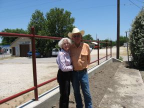 Kenneth & Patsy with Fence